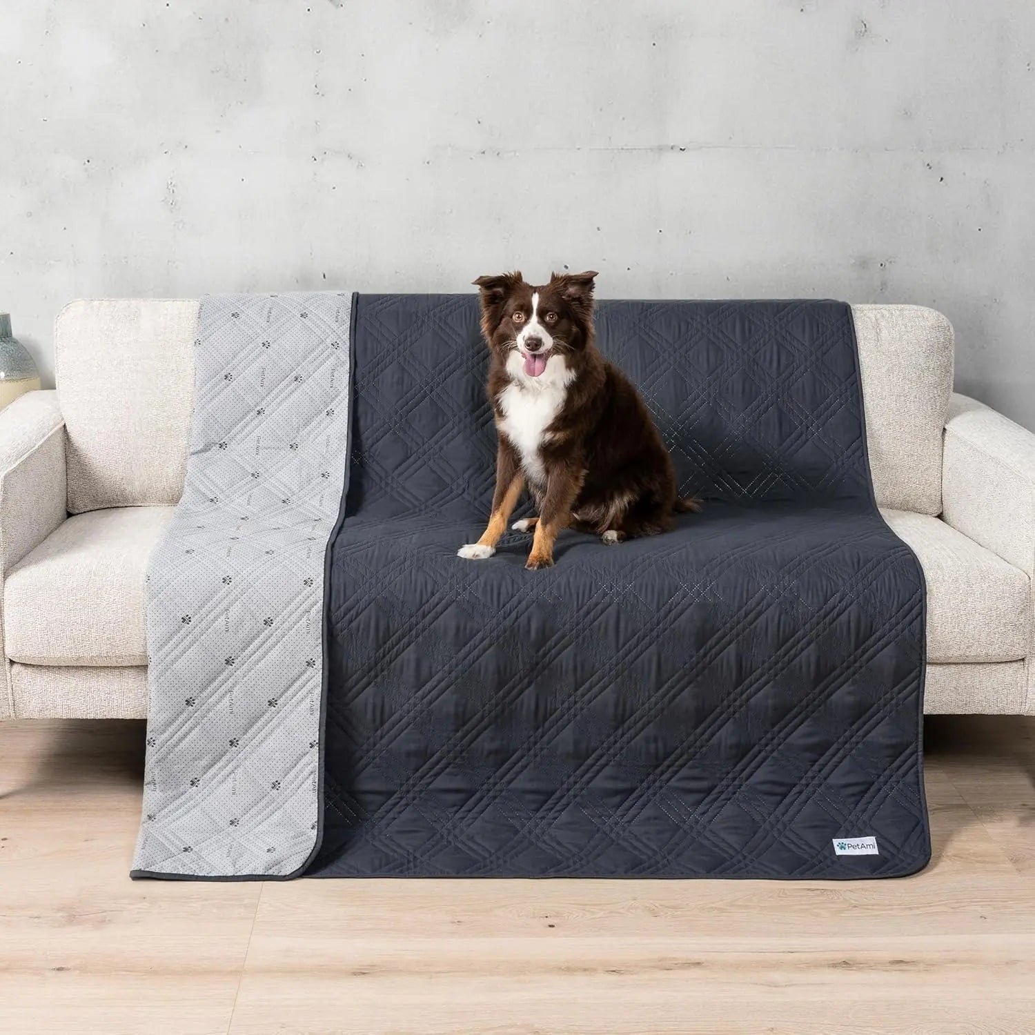 Waterproof Reversible Couch Cover — Pet-Proof, Washable