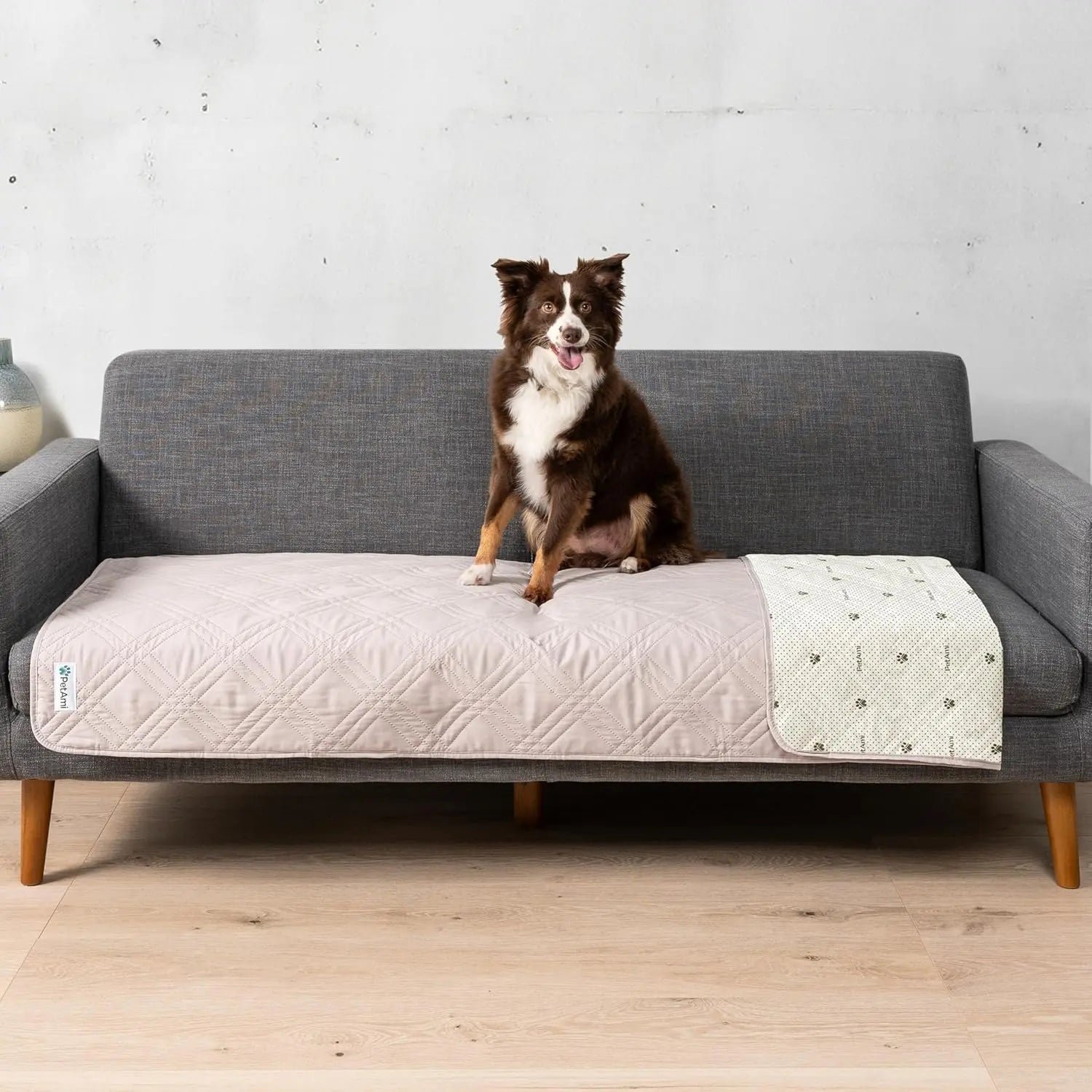 Waterproof Reversible Couch Cover — Pet-Proof, Washable