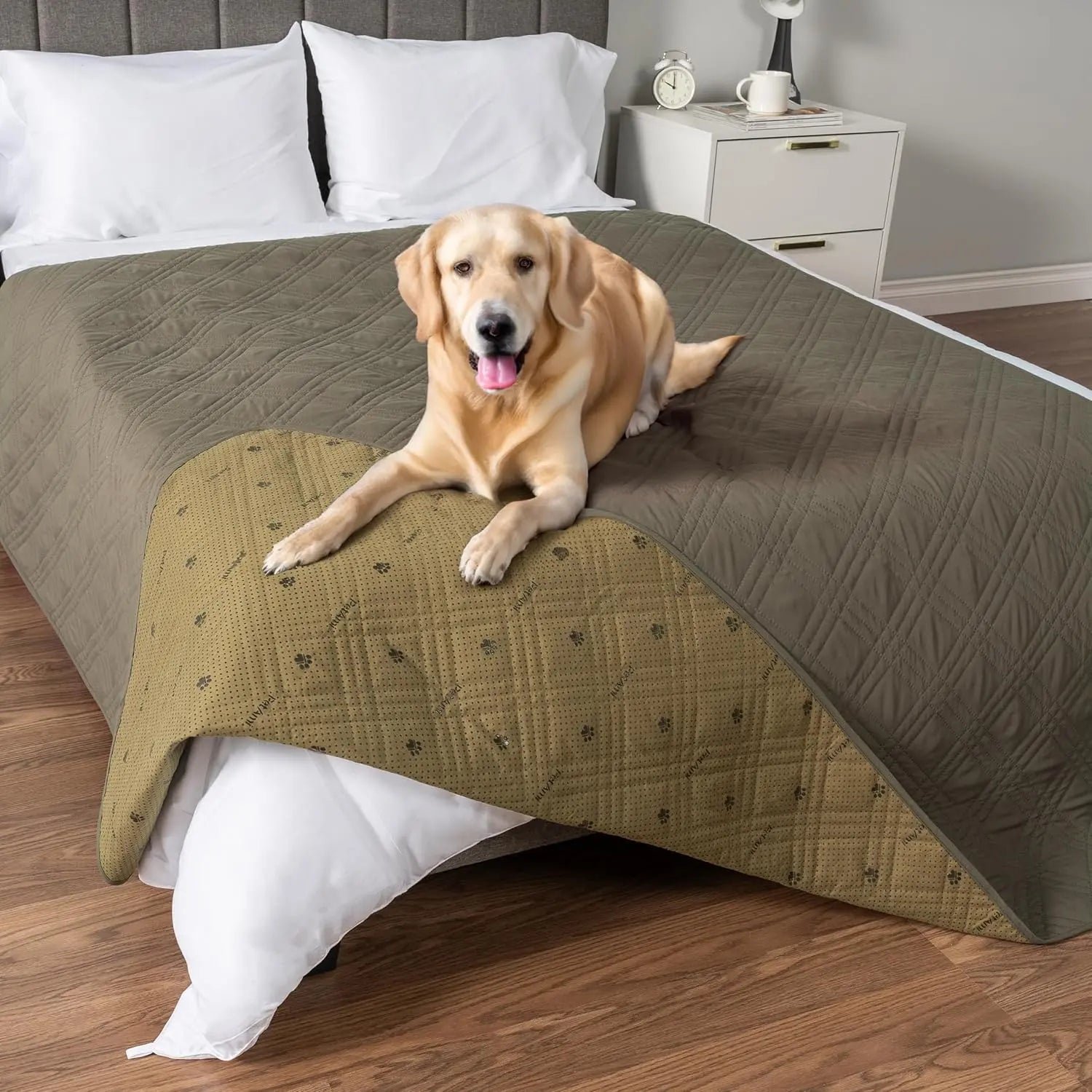 Waterproof Reversible Couch Cover — Pet-Proof, Washable