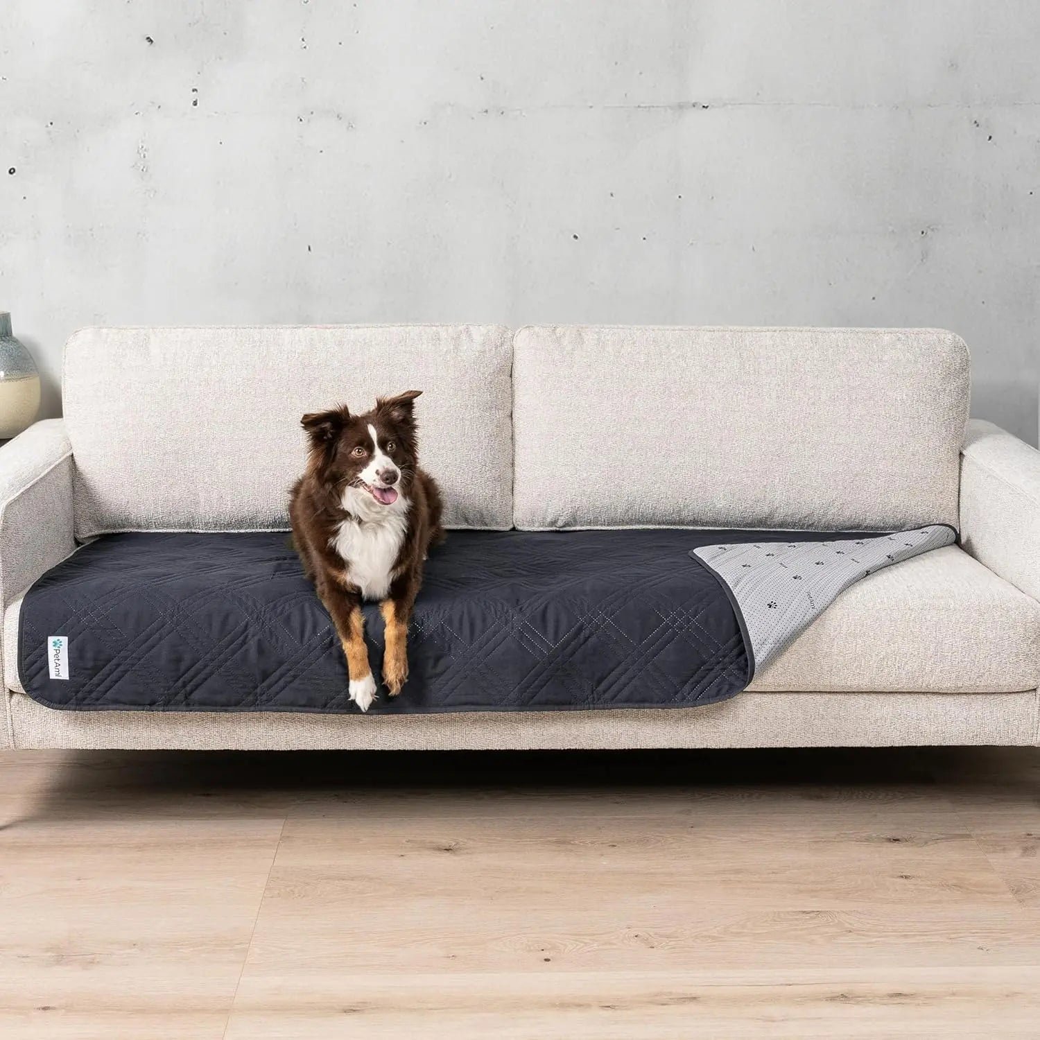 Waterproof Reversible Couch Cover — Pet-Proof, Washable