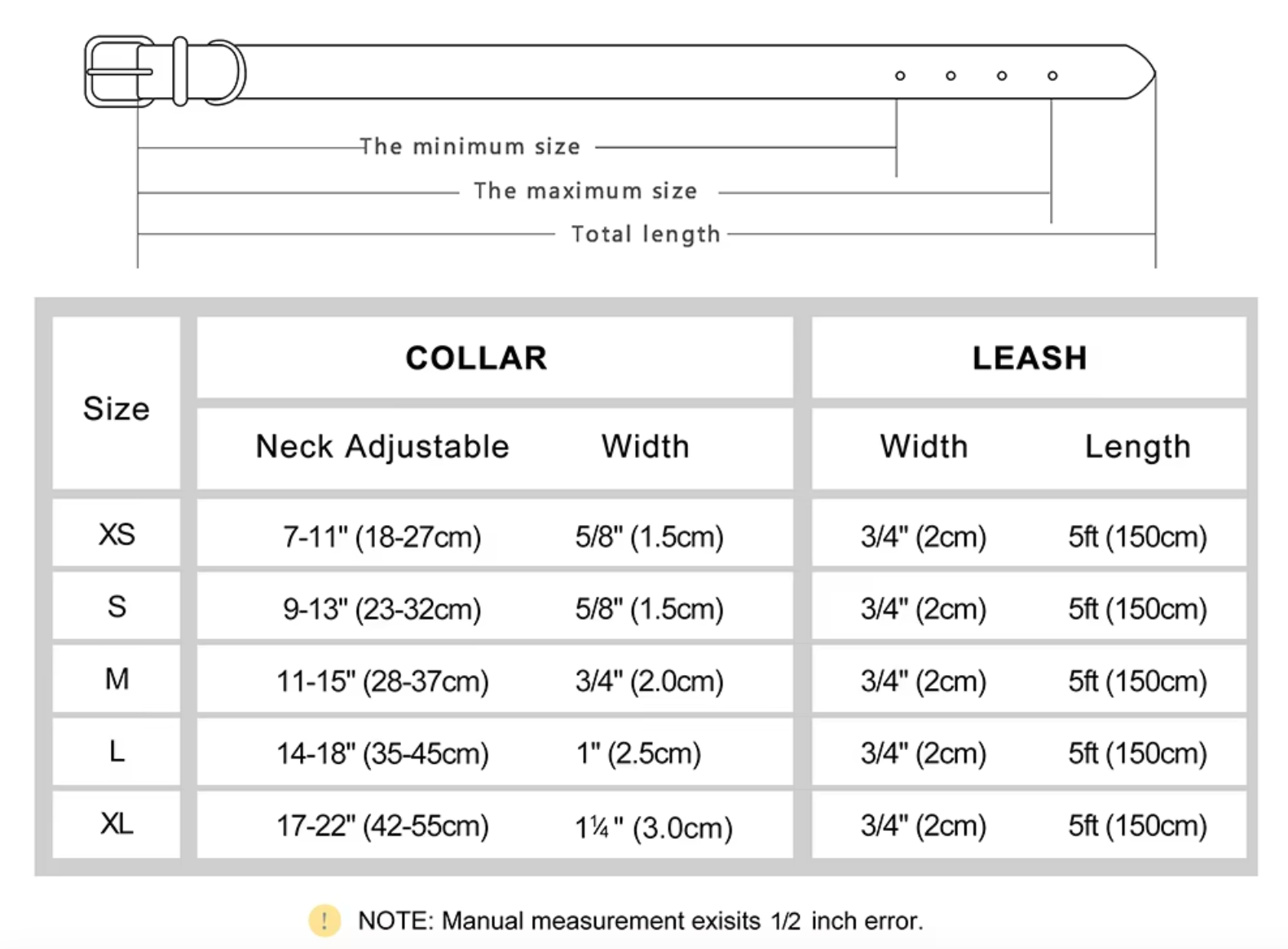 Personalized Engraved Leather Dog Collar — Free ID Tag