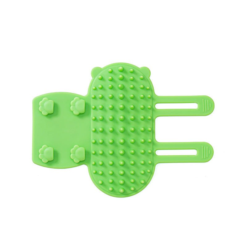 Self-Cleaning Wall Corner Cat Scratcher & Grooming Brush