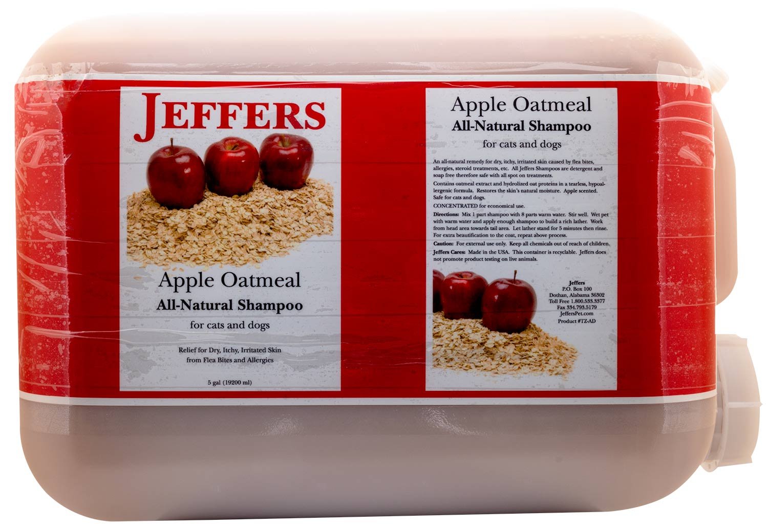 Apple Oatmeal Hypoallergenic Shampoo for Dogs & Cats