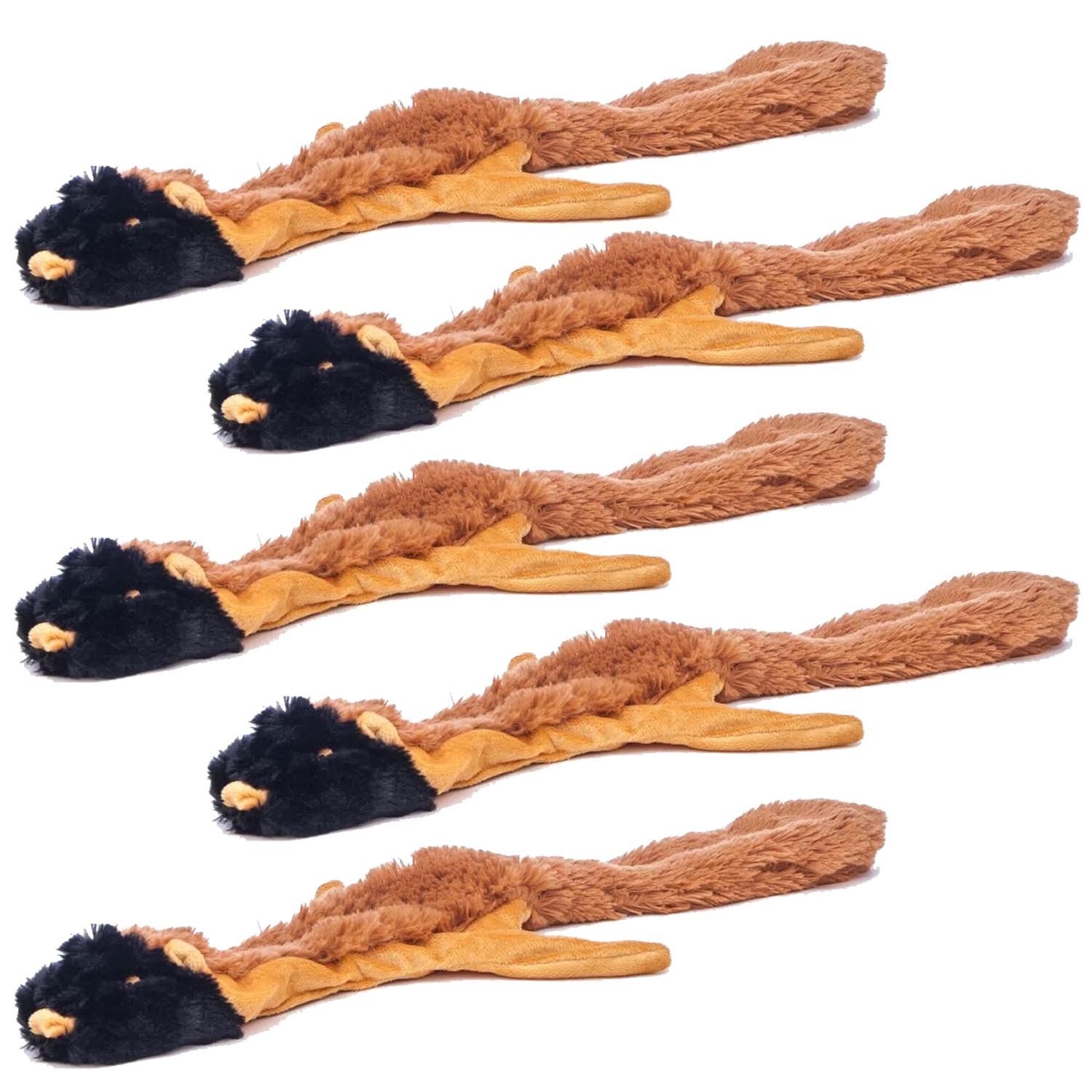 Unstuffed Plush Dog Toys